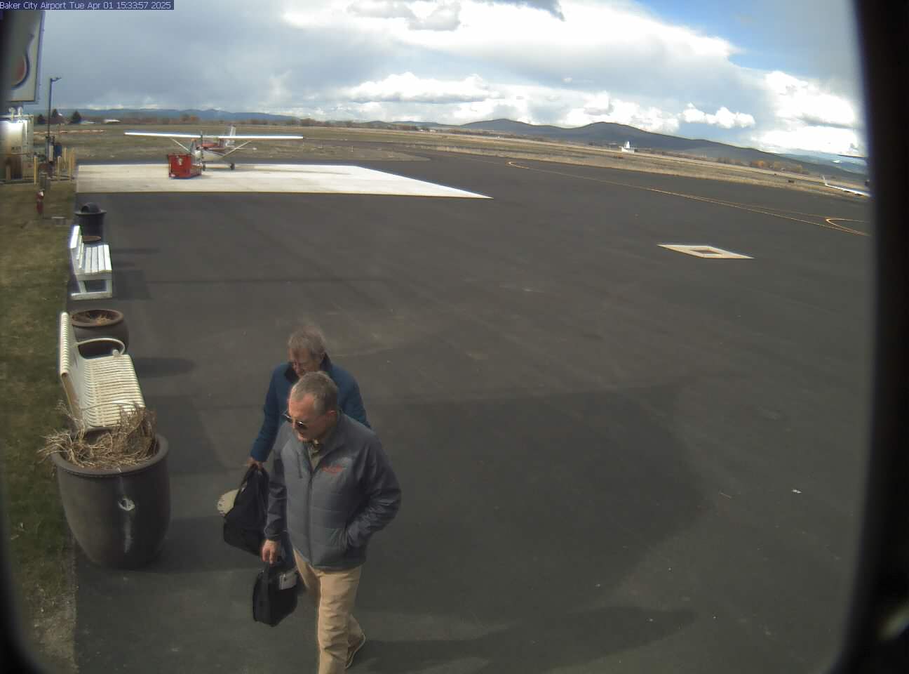 Picture of Baker City Airport web cam looking north